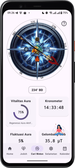 Kalender bulan: navigasi mudah